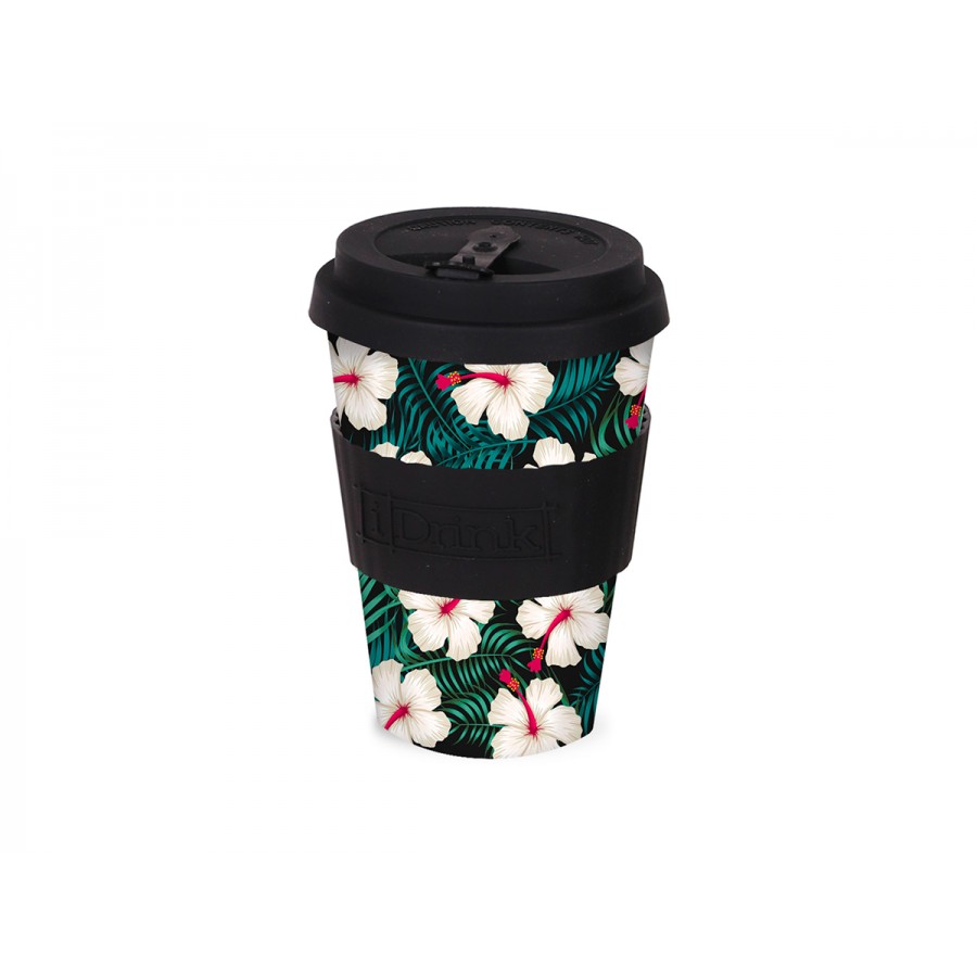 I-Total Bamboo Mug - Ibiscus (435 ml)