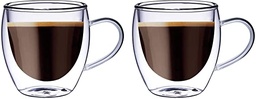 [YXKTU63004-DH902] AWM Blackstone Double Wall Tumbler - 100ml (Set of 2)