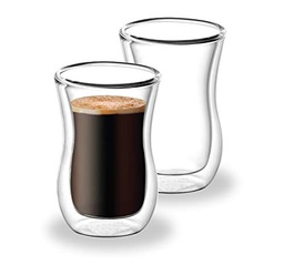[YXKTU63030-DG891] AWM Blackstone Double Wall Tumbler - 100ml (Set of 2)